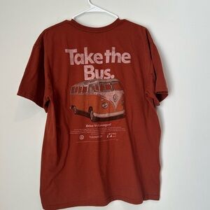 Volkswagen Take the Bus XL Dark Orange T-shirt